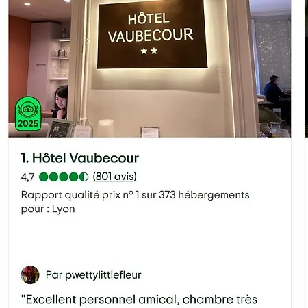 Vaubecour - Centre Ainay - Perrache 2* Lyon